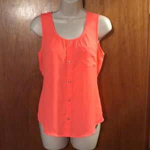 Easter Sale 🐣 E & M Neon Pink/Orange Tank Top